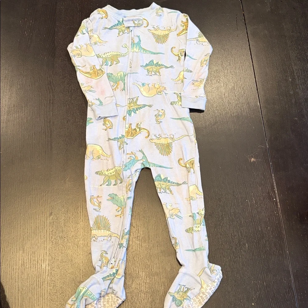 Carter’s Baby Boys One-Piece Dinosaur-Print Cotton Footed Pajamas Size 24 Months